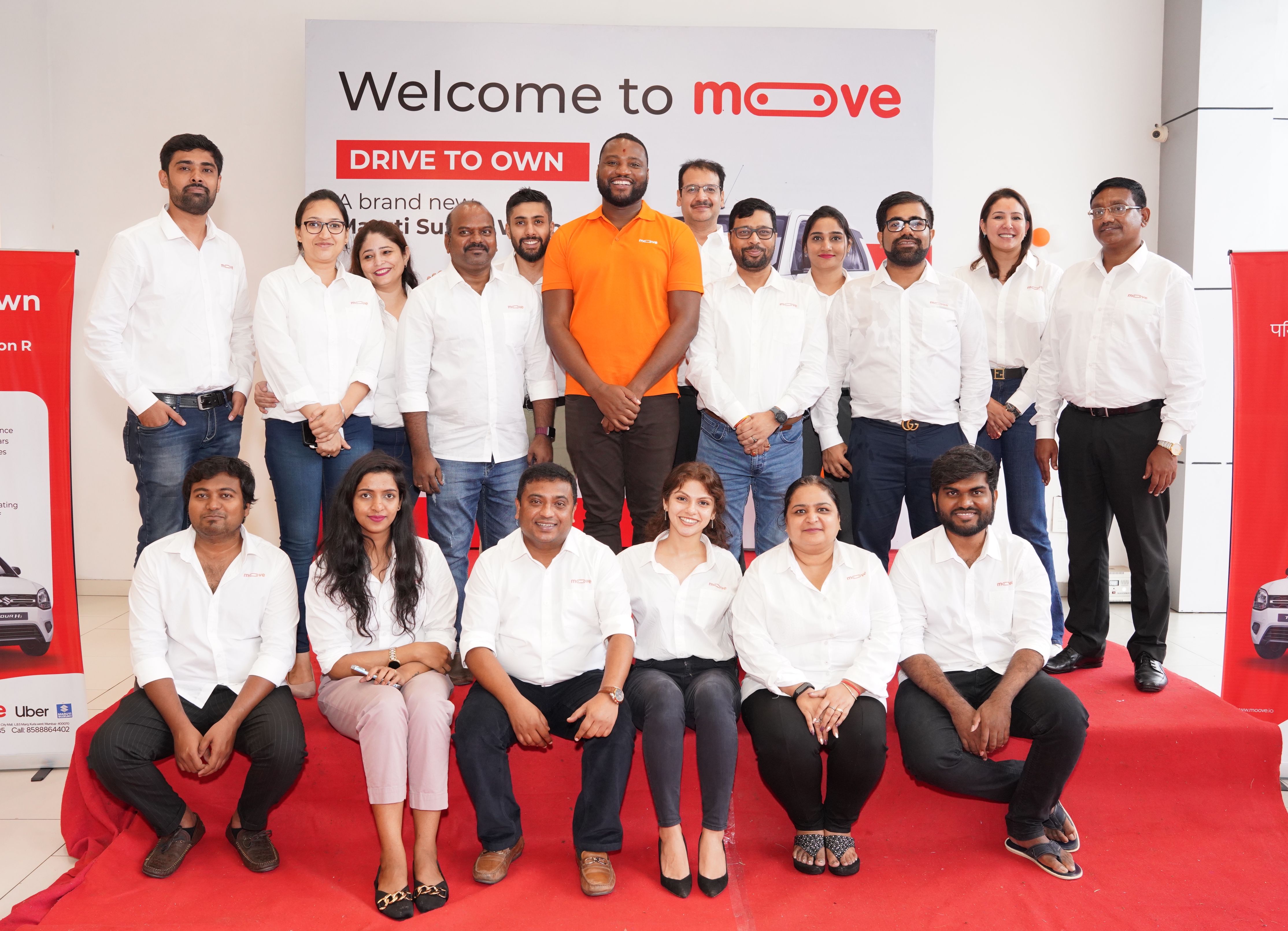 Moove India team with co-CEO and co-founder Ladi Delano (middle) (1).JPG