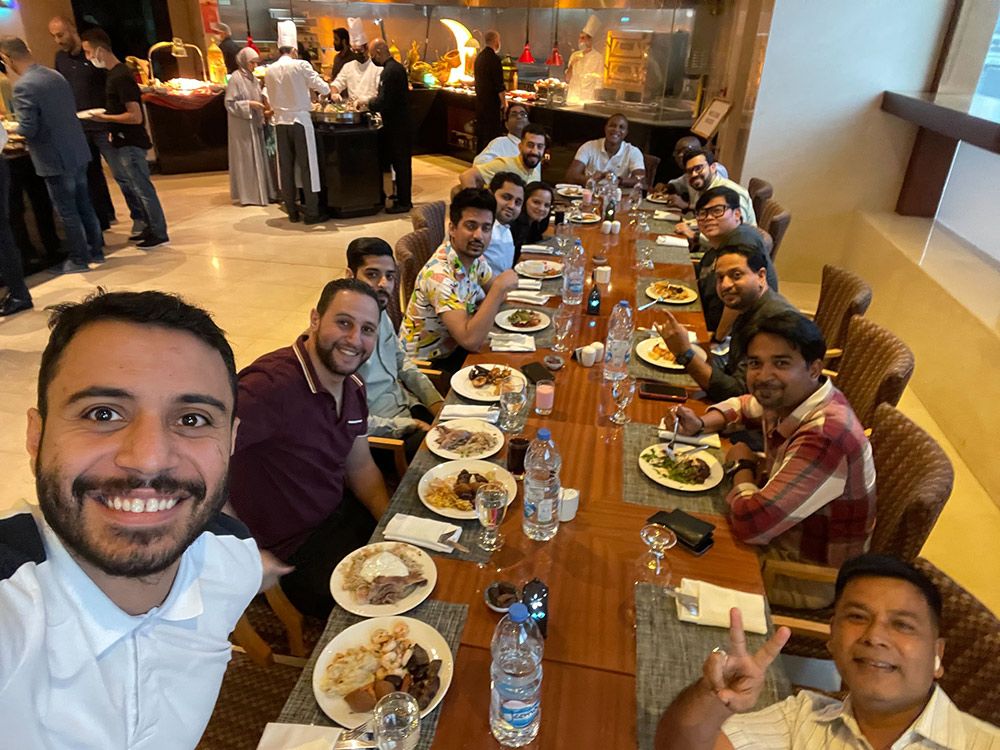 Our MENA team fueling up for launch!